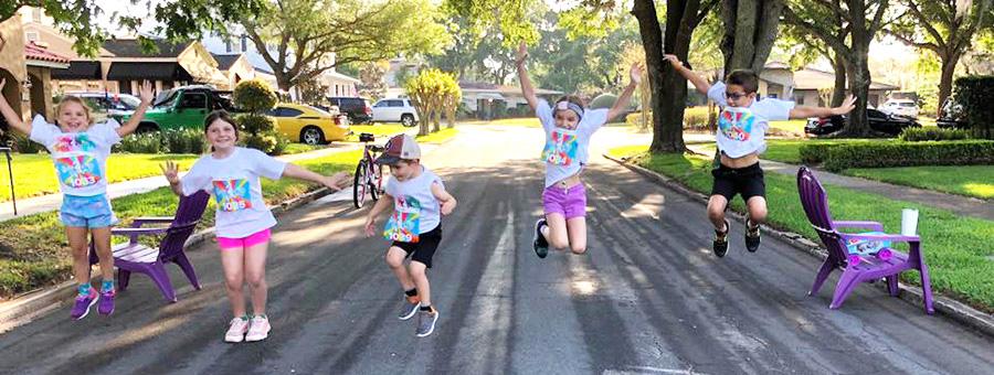 Kids Jumping Photo